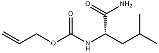 N-烯丙氧羰基亮氨酸 结构式