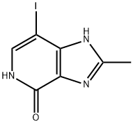 1,5-Dihydro-7-iodo-2-methyl-4H-imidazo[4,5-c]pyridin-4-one 结构式