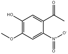 1-(5-Hydroxy-4-methoxy-2-nitro-phenyl)-ethanone 结构式