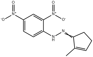 N-[(2-methylcyclopent-2-en-1-ylidene)amino]-2,4-dinitroaniline 结构式