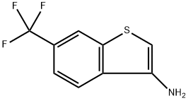6-(TRIFLUOROMETHYL)BENZO[B]THIOPHEN-3-AMINE 结构式