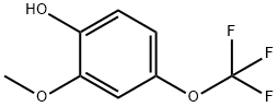2-甲氧基-4-三氟甲氧基苯酚 结构式