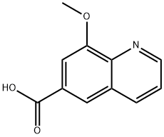 8-甲氧基喹啉-6-羧酸 结构式