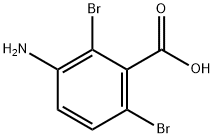 3-Amino-2,6-dibromo-benzoic acid 结构式