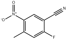 2-Fluoro-4-methyl-5-nitro-benzonitrile 结构式