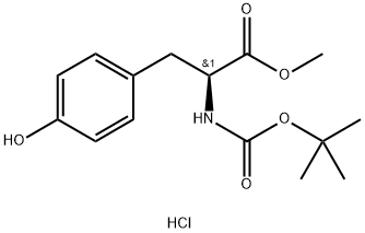 methyl (tert-butoxycarbonyl)-L-tyrosinate 结构式