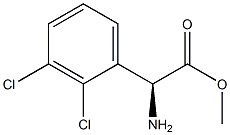 METHYL(2S)-2-AMINO-2-(2,3-DICHLOROPHENYL)ACETATE 结构式