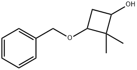 3-(BENZYLOXY)-2,2-DIMETHYLCYCLOBUTAN-1-O 结构式