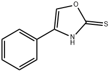 4-苯基-1,3-噁唑-2-硫醇 结构式