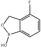 4-氟-1,3-二氢-1-羟基-2,1-苯并氧杂硼戊环 结构式