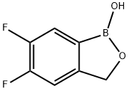 5,6-difluoro-1,3-dihydro-2,1-benzoxaborol-1-ol 结构式