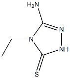 3H-1,2,4-Triazole-3-thione, 5-amino-4-ethyl-2,4-dihydro- 结构式
