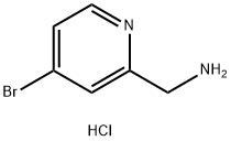 4-溴吡啶-2-甲胺盐酸盐 结构式