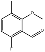 6-氟-2-甲氧基-3-甲基苯甲醛 结构式