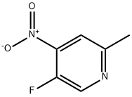 2-甲基-4-硝基-5-氟吡啶 结构式