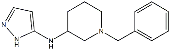 3-(1-BENZYL-3-PIPERIDINYL)-1H-PYRAZOL-5-YLAMINE 结构式