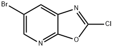 6-BROMO-2-CHLOROOXAZOLO[5,4-B]PYRIDINE 结构式