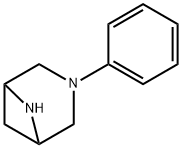 3-Phenyl-3,6-diaza-bicyclo[3.1.1]heptane 结构式