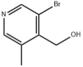 3-Bromo-5-methylpyridine-4-methanol 结构式
