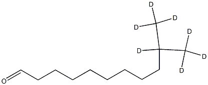 10,11,11,11-tetradeuterio-10-(trideuteriomethyl)undecanal 结构式