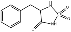 4-BENZYL-1,2,5-THIADIAZOLIDIN-3-ONE 1,1-DIOXIDE 结构式