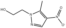 2-(5-Methyl-4-nitro-pyrazol-1-yl)-ethanol 结构式