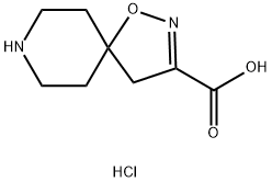 1-oxa-2,8-diazaspiro[4.5]dec-2-ene-3-carboxylic acid 结构式