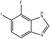 4-Fluoro-5-iodo-1H-benzoimidazole 结构式