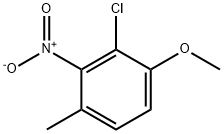 2-Chloro-1-methoxy-4-methyl-3-nitro-benzene 结构式