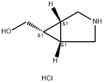 endo-3-azabicyclo[3.1.0]hexane-6-methanol hydrochloride 结构式