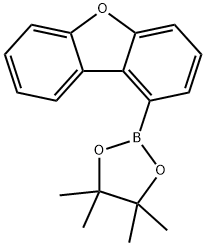 二苯并呋喃-1-基硼酸频哪醇酯 结构式