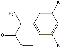 METHYL2-AMINO-2-(3,5-DIBROMOPHENYL)ACETATE 结构式