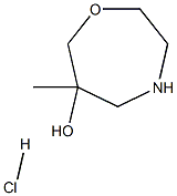 6-METHYL-1,4-OXAZEPAN-6-OL HCL 结构式