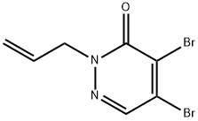 2-Allyl-4,5-dibromo-2H-pyridazin-3-one 结构式