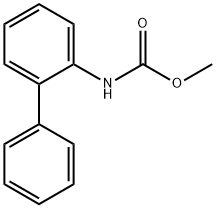 联苯氨基甲酸甲酯 结构式