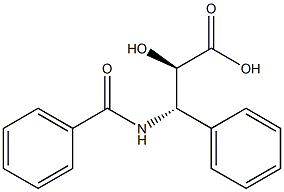 (2S,3R)-3-BENZAMIDO-2-HYDROXY-3-PHENYLPROPANOIC ACID 结构式
