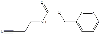 benzyl N-(2-cyanoethyl)carbamate 结构式