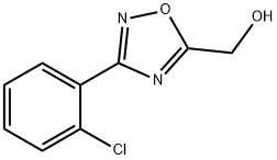 (3-(2-氯苯基)-1,2,4-噁二唑-5-基)甲醇 结构式