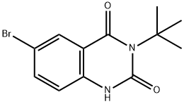 2,4(1H,3H)-Quinazolinedione, 6-bromo-3-(1,1-dimethylethyl)- 结构式