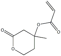 Mevalonolactone acrylate 结构式