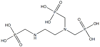 Phosphonic acid, [[[2-[bis(phosphonomethyl)amino]ethyl]amino]methyl]- 结构式