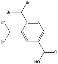 3,4-双(二溴甲基)苯甲酸 结构式