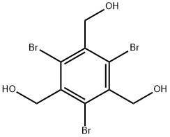 1,3,5-BENZENETRIMETHANOL, 2,4,6-TRIBROMO- 结构式