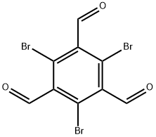 2,4-,6-三溴-1,3,5-间苯三甲醛 结构式
