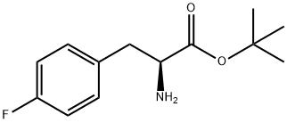 DL-4-氟苯丙氨酸叔丁酯 结构式