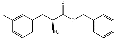 DL-3-氟苯丙氨酸苯甲基酯 结构式