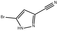 3-氰基-5-溴吡唑 结构式