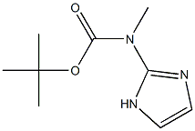 tert-butyl N-(1H-imidazol-2-yl)-N-methylcarbamate 结构式