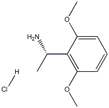 (S)-1-(2,6-二甲氧基苯基)乙胺盐酸盐 结构式