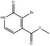 2-羟基-3-溴异烟酸甲酯 结构式